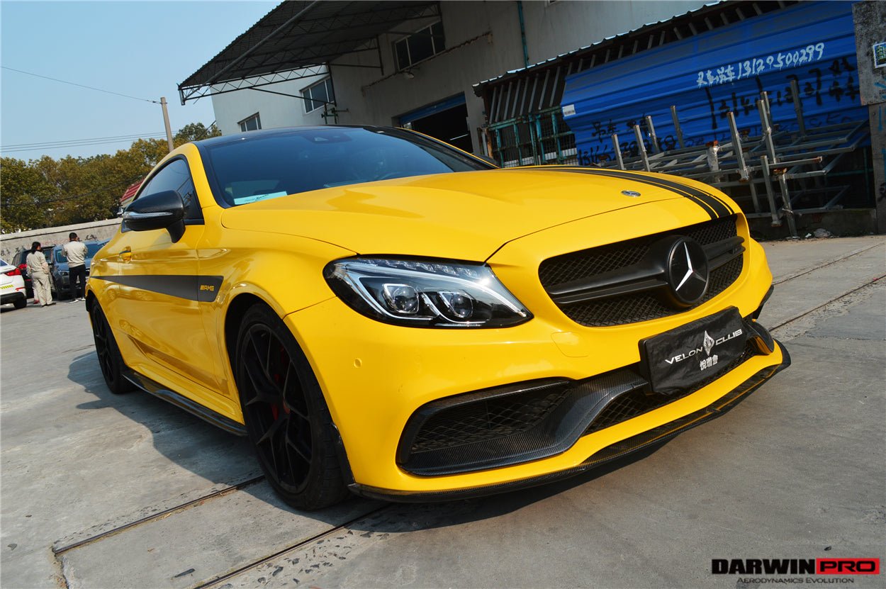 2015 - 2021 Mercedes Benz W205 C63&S AMG Carbon Fiber Front Canards